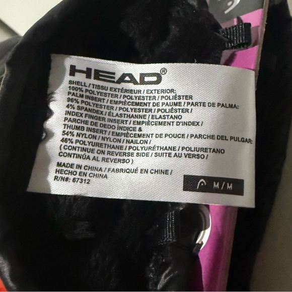 Head Women’s Waterproof Hybrid Gloves, Touchscreen And Plush Lining, Size Medium - Picture 5 of 6